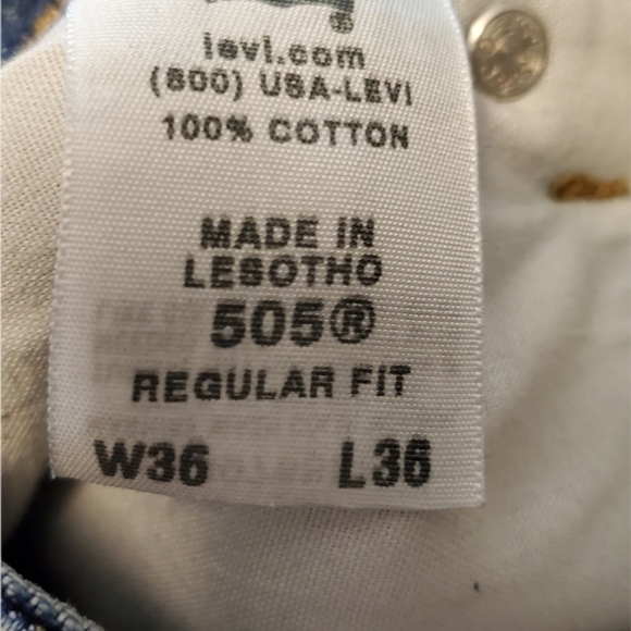 Levi's 505 regular fit 36 x 36 - Picture 10 of 10
